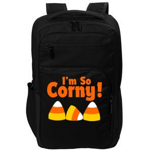 I'm So Corny Candy Corn Halloween Impact Tech Backpack