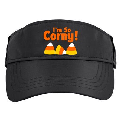 I'm So Corny Candy Corn Halloween Adult Drive Performance Visor