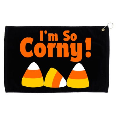 I'm So Corny Candy Corn Halloween Grommeted Golf Towel