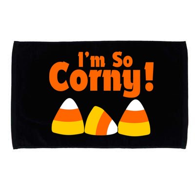 I'm So Corny Candy Corn Halloween Microfiber Hand Towel