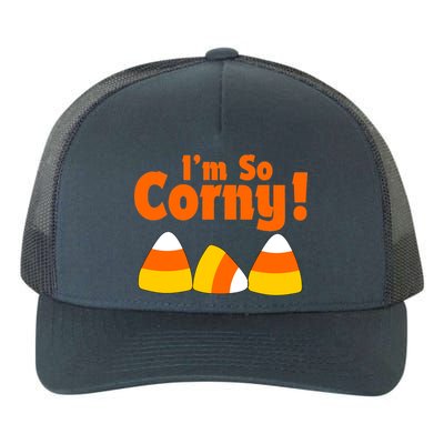 I'm So Corny Candy Corn Halloween Yupoong Adult 5-Panel Trucker Hat