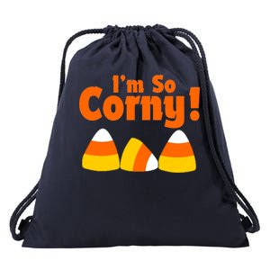 I'm So Corny Candy Corn Halloween Drawstring Bag