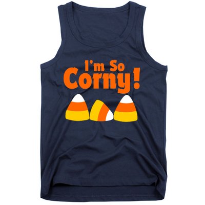 I'm So Corny Candy Corn Halloween Tank Top