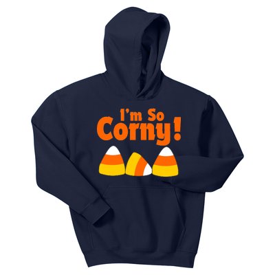 I'm So Corny Candy Corn Halloween Kids Hoodie