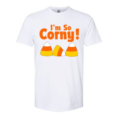 I'm So Corny Candy Corn Halloween Softstyle® CVC T-Shirt