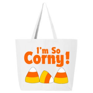 I'm So Corny Candy Corn Halloween 25L Jumbo Tote