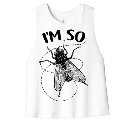 I'm So Fly Women's Racerback Cropped Tank