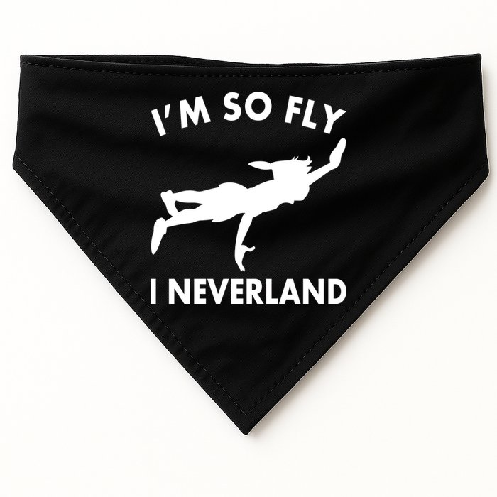 I'm So Fly I Neverland USA-Made Doggie Bandana