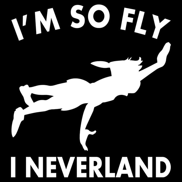 I'm So Fly I Neverland USA-Made Doggie Bandana