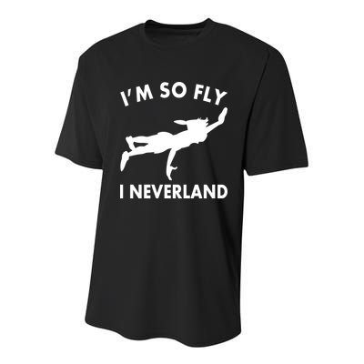 I'm So Fly I Neverland Youth Performance Sprint T-Shirt