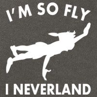 I'm So Fly I Neverland Cotton Canvas Backpack