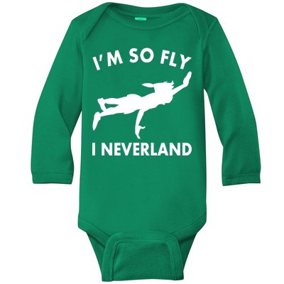 I'm So Fly I Neverland Baby Long Sleeve Bodysuit