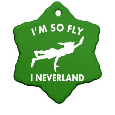 I'm So Fly I Neverland Ceramic Star Ornament