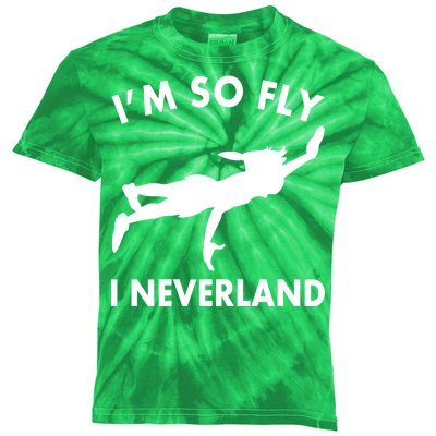 I'm So Fly I Neverland Kids Tie-Dye T-Shirt