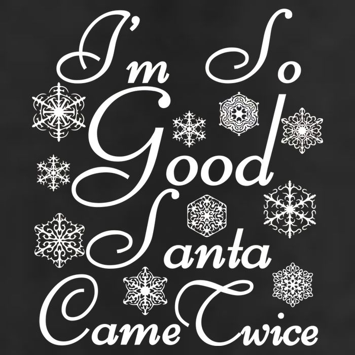 I'm So Good Santa Came Twice Funny Golf Towel