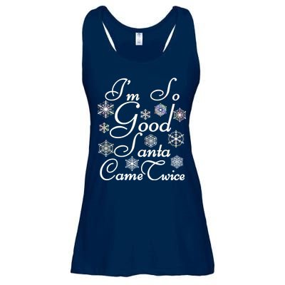 I'm So Good Santa Came Twice Funny Ladies Essential Flowy Tank