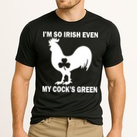 I'm So Irish My Cock's Green Funny St. Patrick's Day Cooling Performance Crew T-Shirt