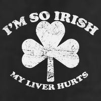 I'm So Irish My Liver Hurts 7 Panel Mesh Trucker Snapback Hat