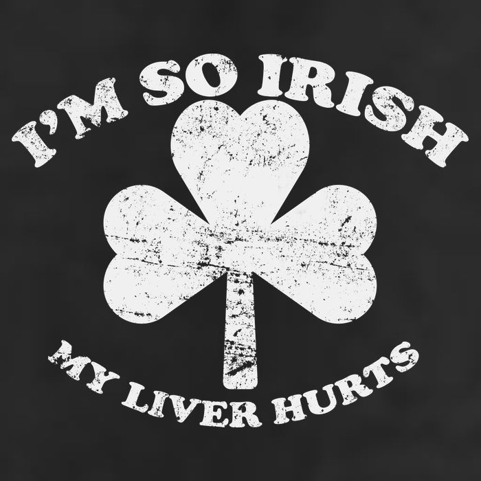 I'm So Irish My Liver Hurts 7 Panel Mesh Trucker Snapback Hat