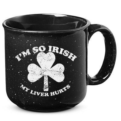 I'm So Irish My Liver Hurts 15oz Campfire Ceramic Mug