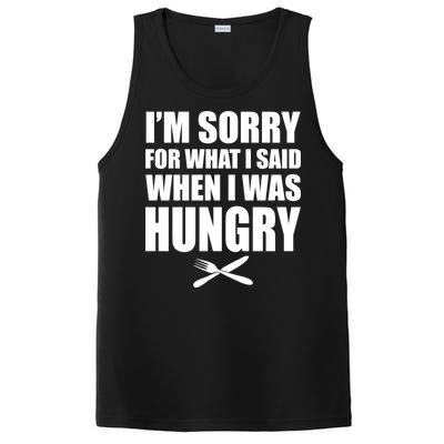 I'm Sorry For What I Said I Was Hungry PosiCharge Competitor Tank