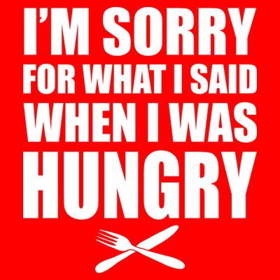 I'm Sorry For What I Said I Was Hungry T-Shirt