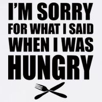 I'm Sorry For What I Said I Was Hungry Garment-Dyed Sweatshirt