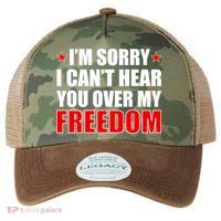 I'm Sorry I Can't Hear You Over My Freedom USA Legacy Tie Dye Trucker Hat