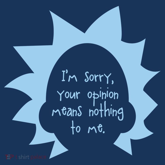 I'm Sorry Your Opinion Means Nothing To Me 7-Panel Snapback Hat