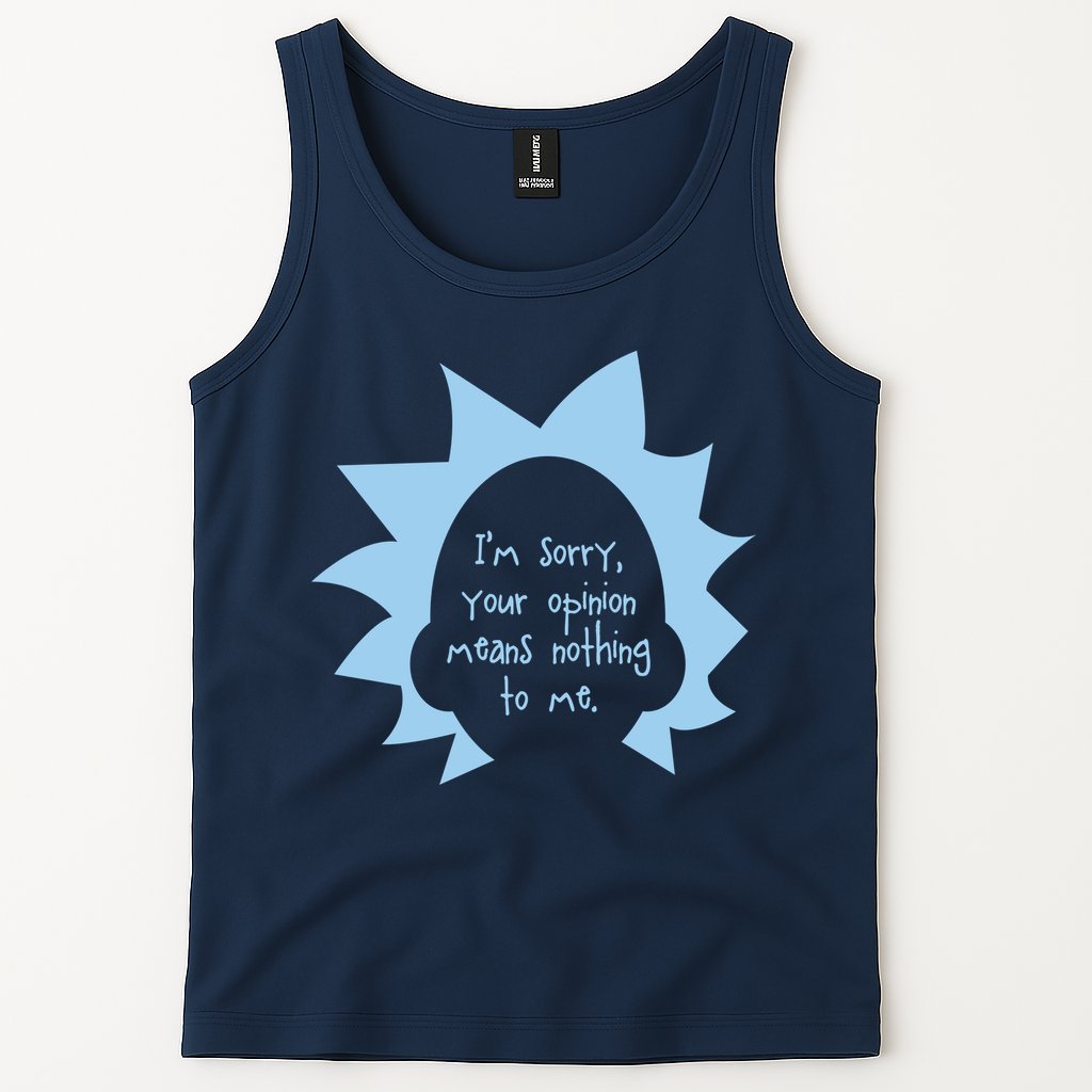 I'm Sorry Your Opinion Means Nothing To Me Tank Top