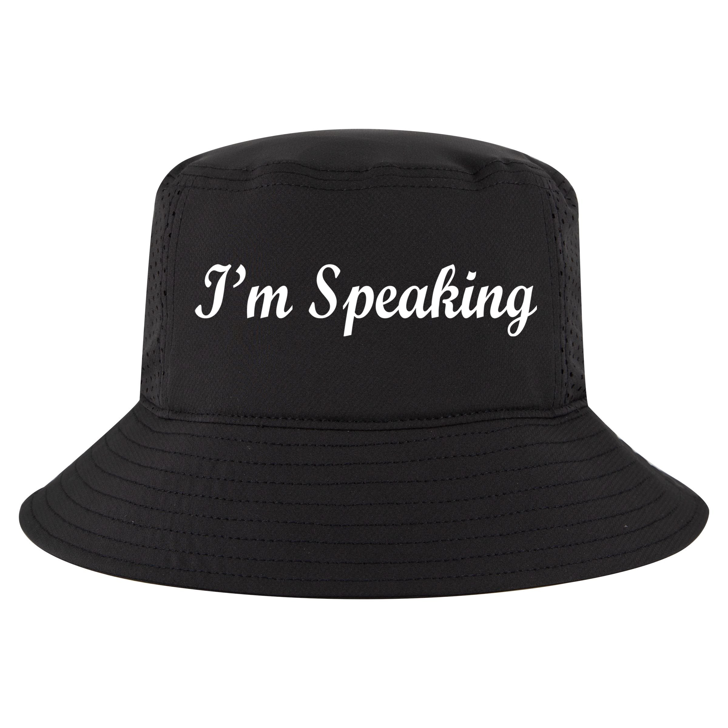 I'm Speaking Cool Comfort Performance Bucket Hat
