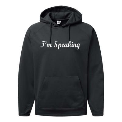 I'm Speaking Performance Fleece Hoodie