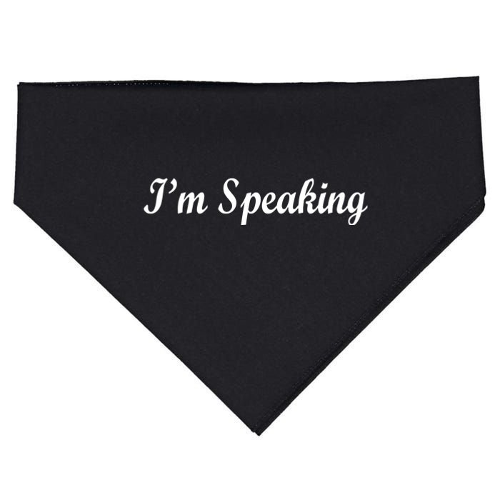 I'm Speaking USA-Made Doggie Bandana