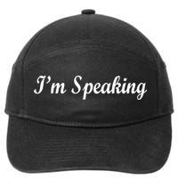 I'm Speaking 7-Panel Snapback Hat