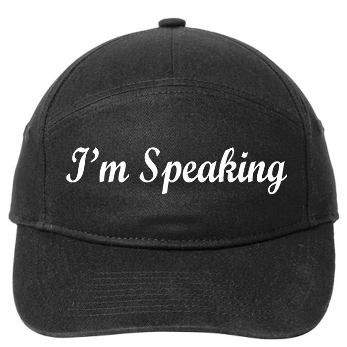 I'm Speaking 7-Panel Snapback Hat