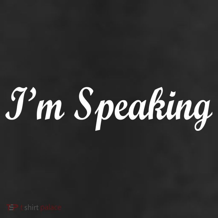 I'm Speaking 11oz C Handle Ceramic Mug