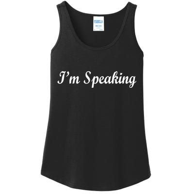 I'm Speaking Ladies Essential Tank