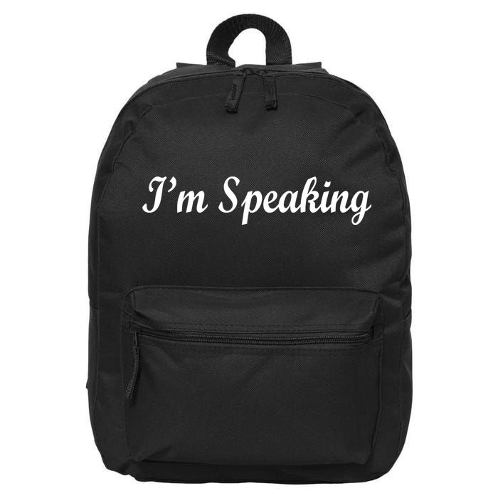 I'm Speaking 16 in Basic Backpack