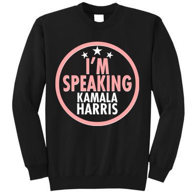 I'm Speaking Emblem Kamala Harris Madam Vice President Sweatshirt