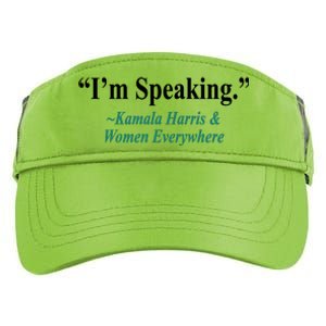 I'm Speaking Kamala Harris and Woman Everywhere Adult Drive Performance Visor