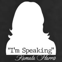 I'm Speaking Kamala Harris Silhouette  Cool Comfort Performance Bucket Hat