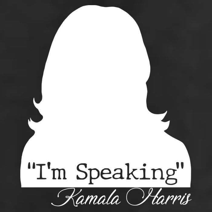 I'm Speaking Kamala Harris Silhouette  Cool Comfort Performance Bucket Hat
