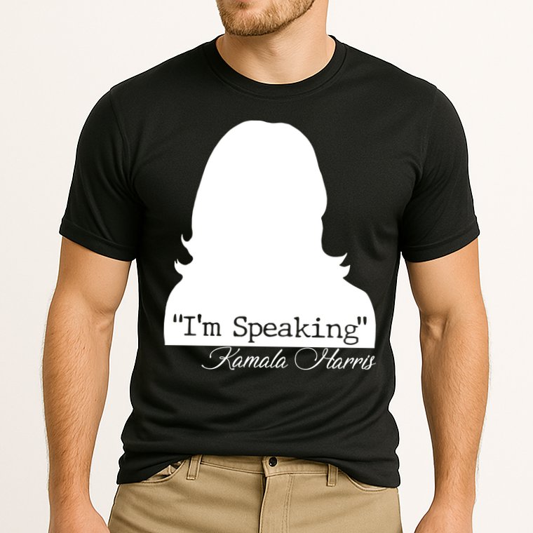 I'm Speaking Kamala Harris Silhouette  Cooling Performance Crew T-Shirt