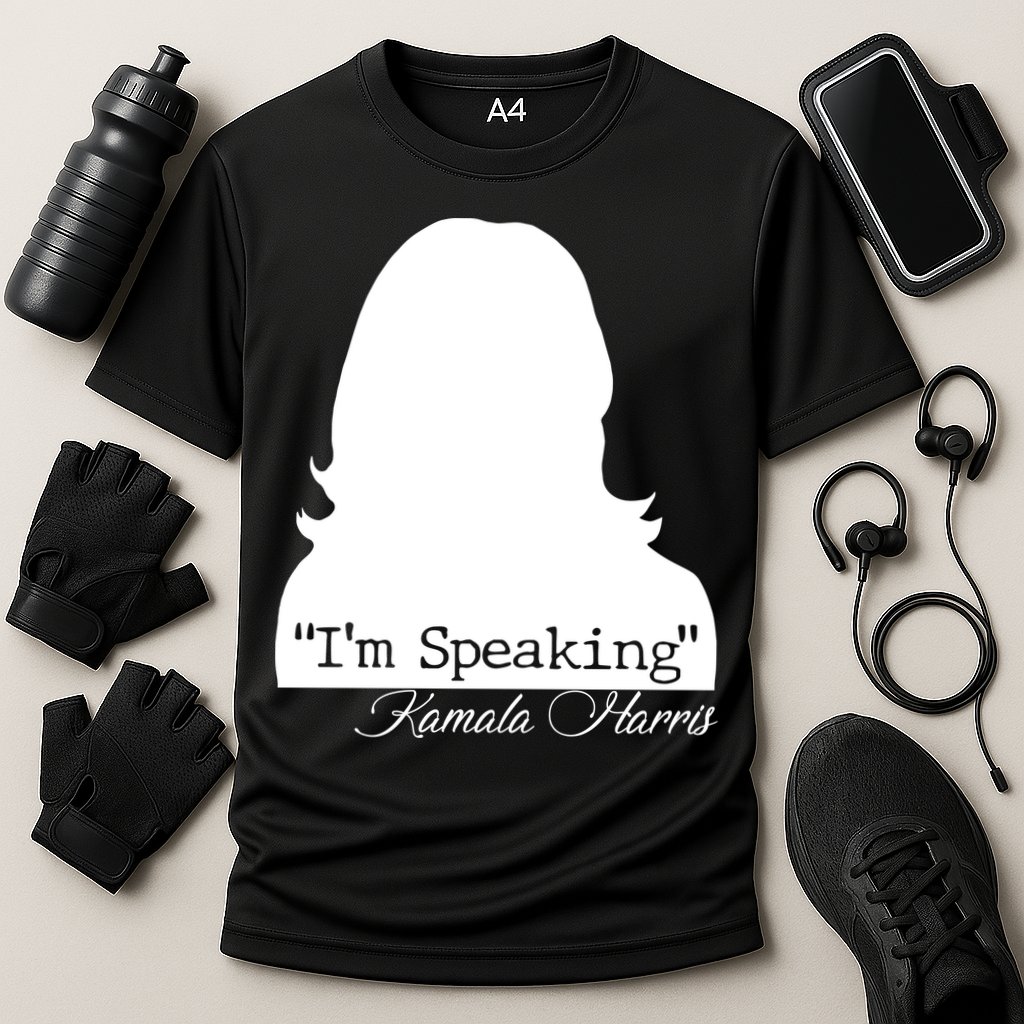 I'm Speaking Kamala Harris Silhouette  Cooling Performance Crew T-Shirt