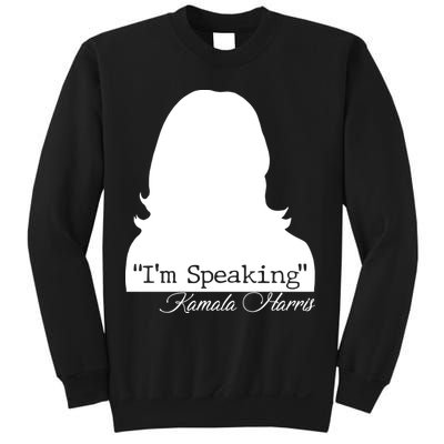 I'm Speaking Kamala Harris Silhouette  Sweatshirt
