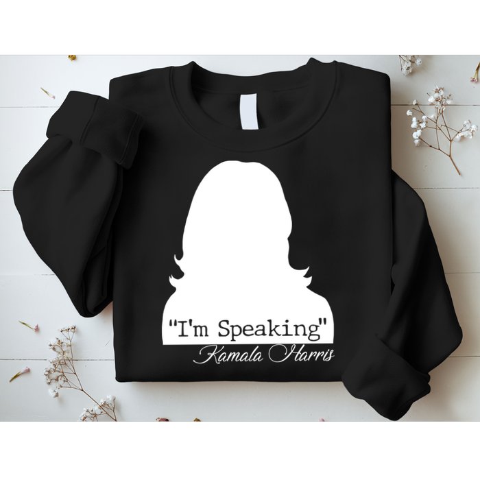 I'm Speaking Kamala Harris Silhouette  Sweatshirt