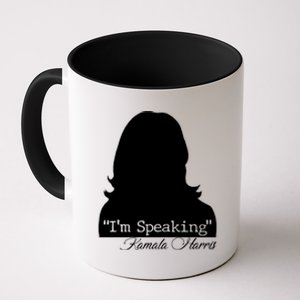 I'm Speaking Kamala Harris Silhouette  Coffee Mug