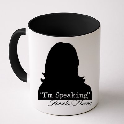 I'm Speaking Kamala Harris Silhouette  Mug