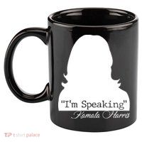 I'm Speaking Kamala Harris Silhouette  11oz C Handle Ceramic Mug