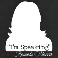 I'm Speaking Kamala Harris Silhouette  11oz C Handle Ceramic Mug